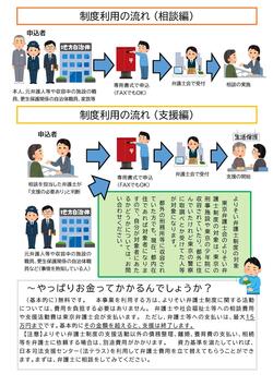 よりそい弁護士のチラシ裏